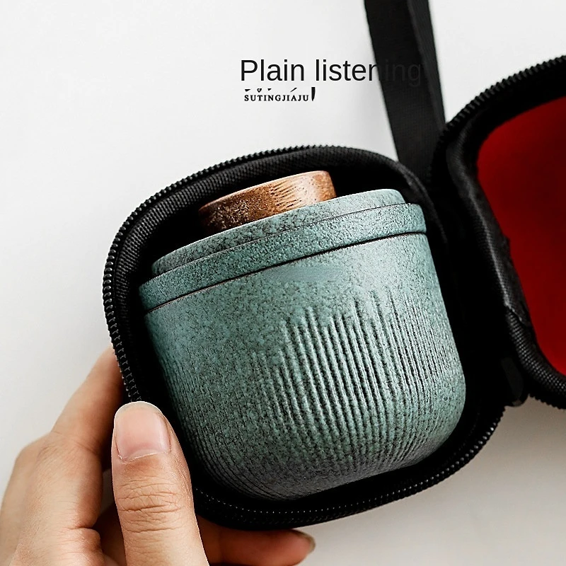 Korean Tea Set - 旅行カンフーティーセット屋外車クイックカップ 1 ポット 2 または 3