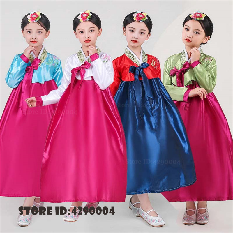 伝統的な子供用韓服、韓国風コスチューム、舞台衣装、写真撮影用 - Korean Girls Lifestyle のレビューと価格