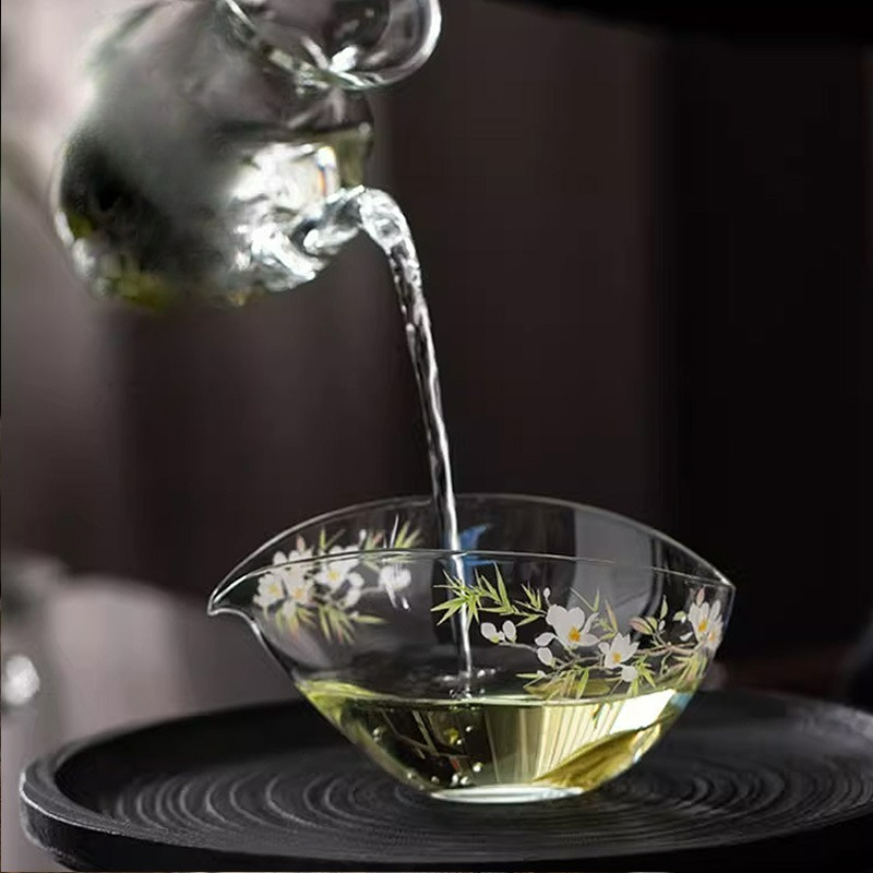 200 ミリリットルガラスフェアカップ肥厚耐熱カンフーチャハ - Korean Tea Set のレビューと価格