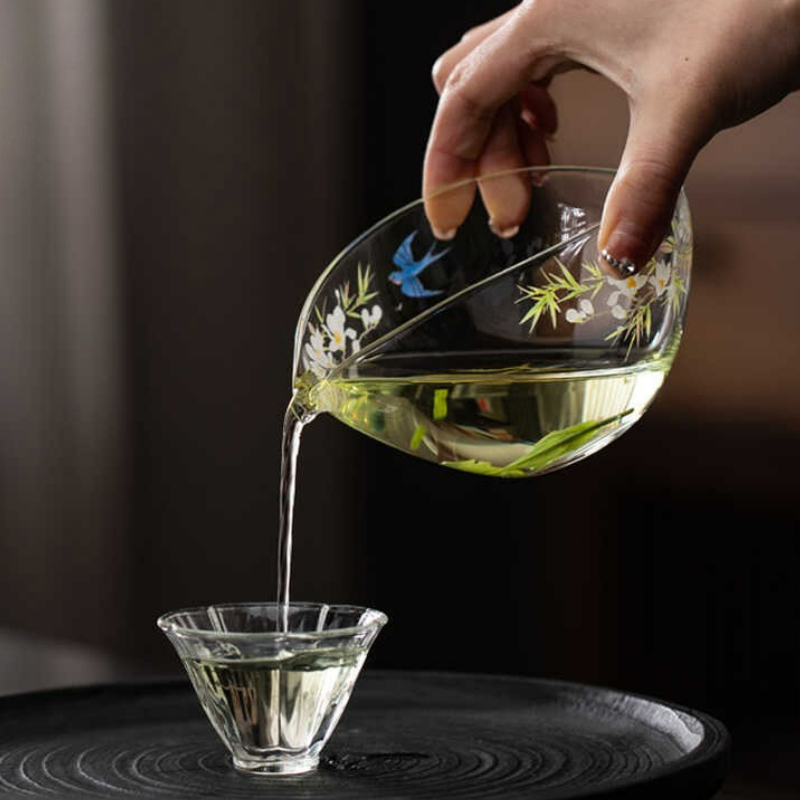 200 ミリリットルガラスフェアカップ肥厚耐熱カンフーチャハ - Korean Tea Set のレビューと価格