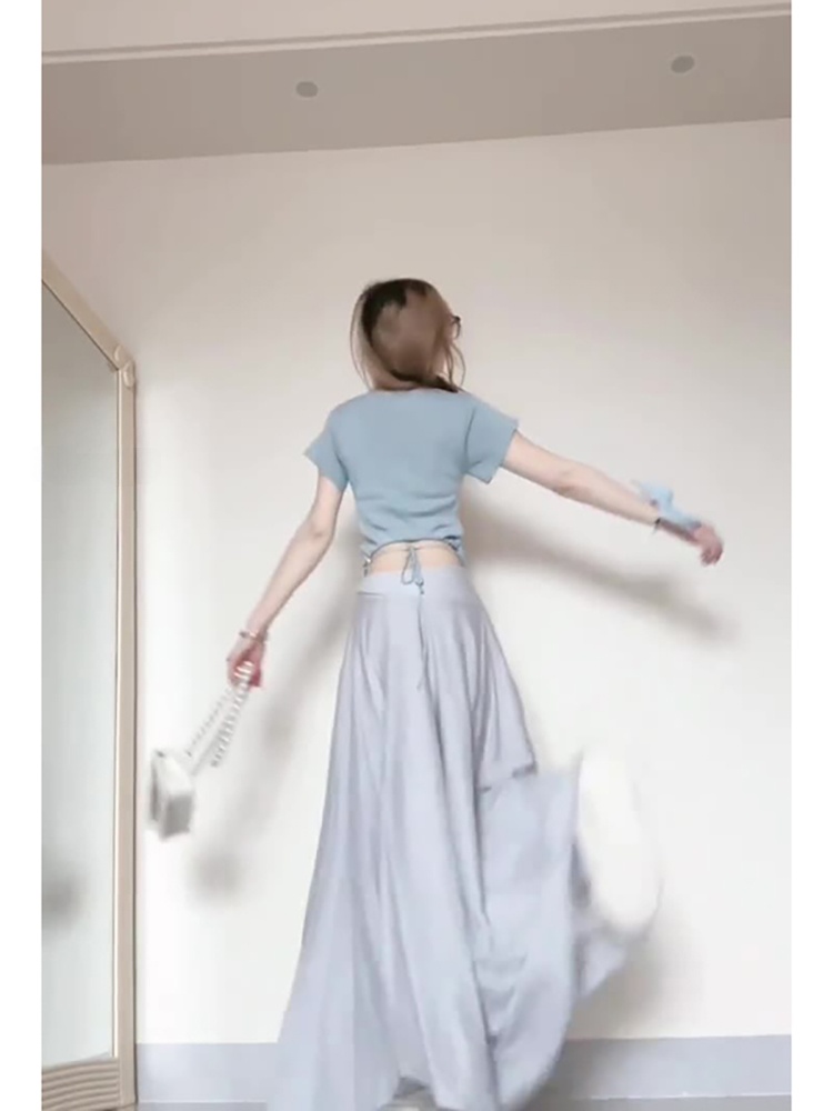 ソルトシステムニットTシャツワイドレッグパンツツーピースセッ - Korean Tea Set のレビューと価格
