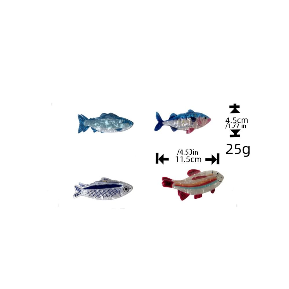 かわいいヘアピン 海の動物 ヘアクリップ PVC製 金魚 海 - Korean Girls Lifestyle のレビューと価格